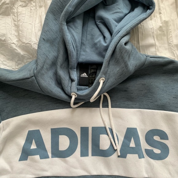 ADIDAS HOODED SWEATSHIRT (grey) - Picture 2 of 3